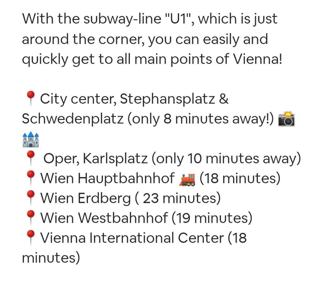 Center ! 3 Stops Away From The Center Of Vienna! Экстерьер фото